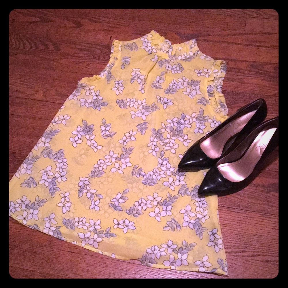 Yellow blouse